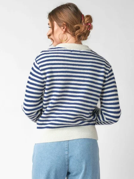 Klitmøller Collective Pulover Gunilla azuriu