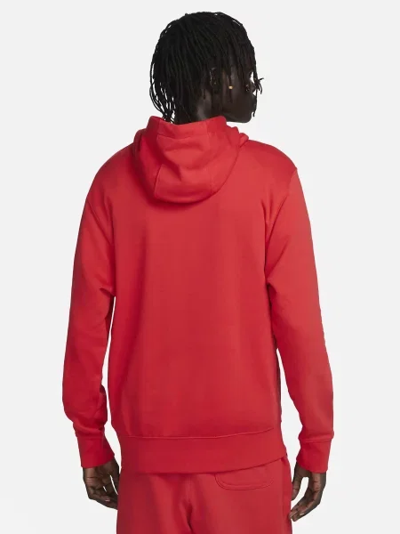 Махровое худи Nike красное