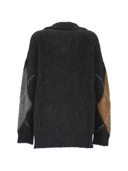 Pulover Filippa K cu model argyle gri