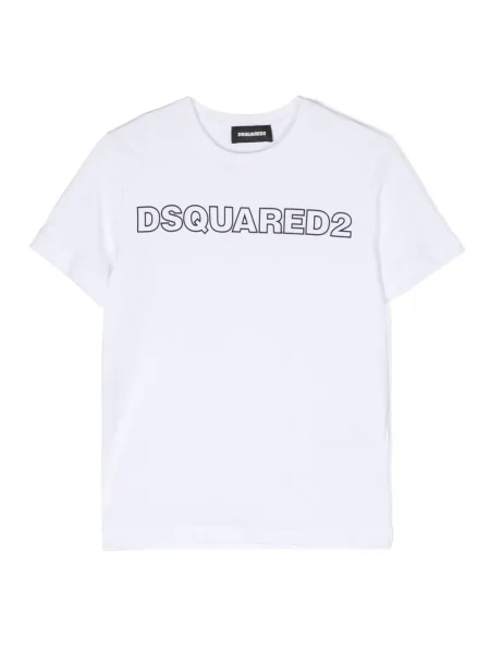 Koszulka dziecięca Dsquared2 biała
