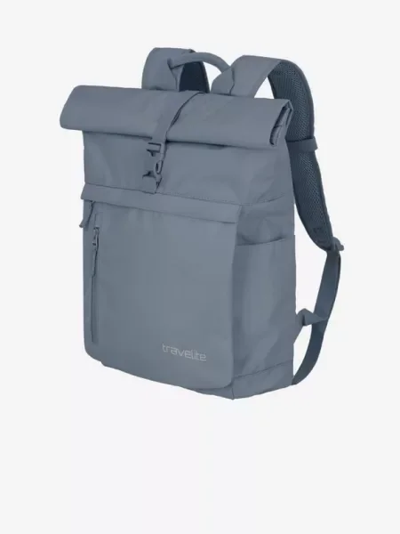 Travelite Basics Roll-up Smoke Blue Hátizsák kék