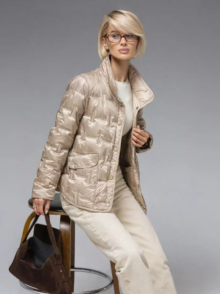 Демісезонна куртка VIVA WEAR бежевий