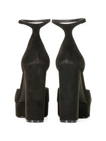 Pantofi cu toc Casadei cu platformă cu bretele negru