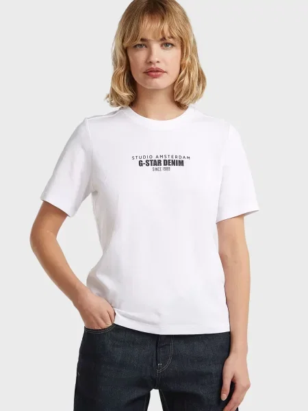 Футболка G-star Raw біла