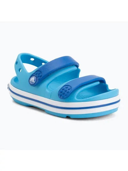 Gyermek szandálok Crocs Crocband Cruiser Toddler venetian/blue bolt. Méret: EU kék