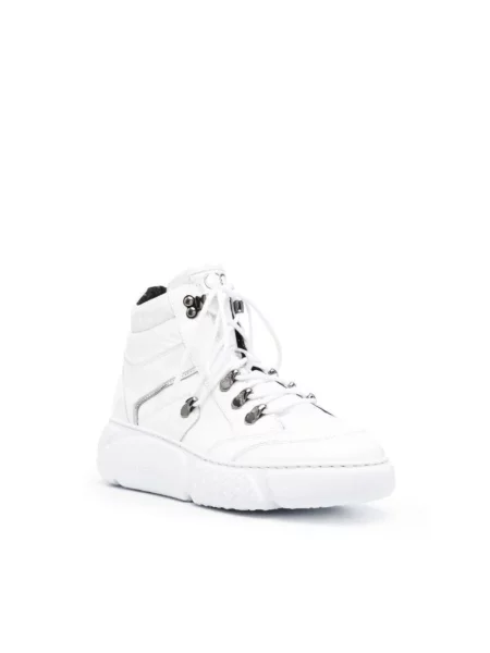 Buty do kostki Casadei skórzane białe