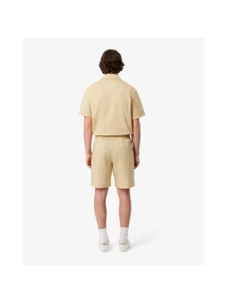 Szorty Lacoste casual beżowe