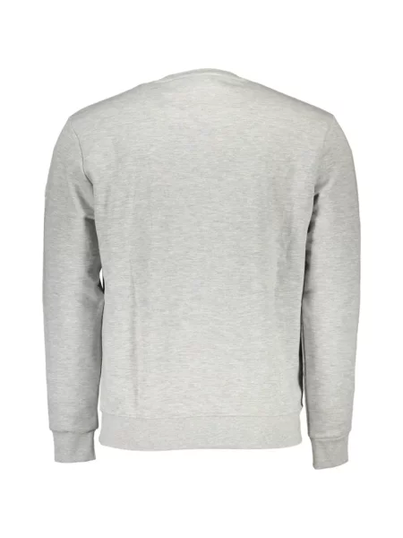 Sweter North Sails z nadrukiem z okrągłym dekoltem szary