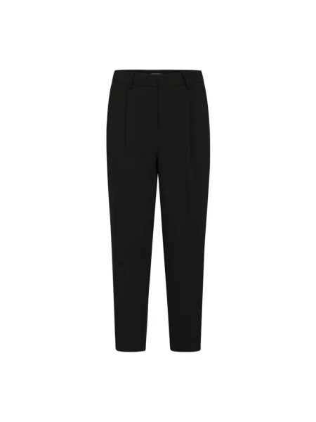 Spodnie Bruuns Bazaar z wysoką talią czarne