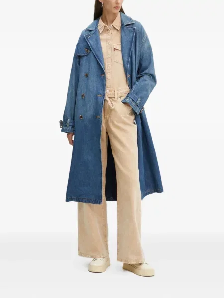 Retro lepršave traperice Levi's® lepršave s izlizanim efektom plava