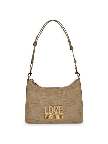 Geantă Love Moschino bej