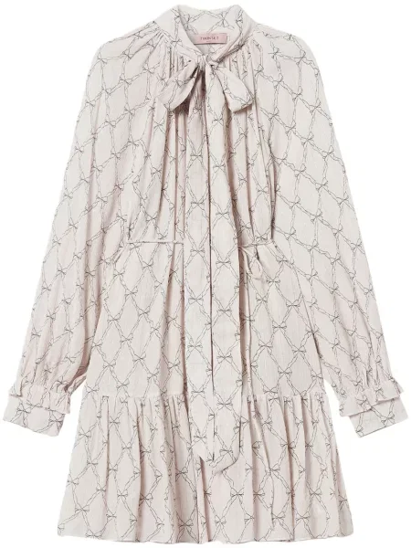 Rochie mini Twinset cu funde de costum