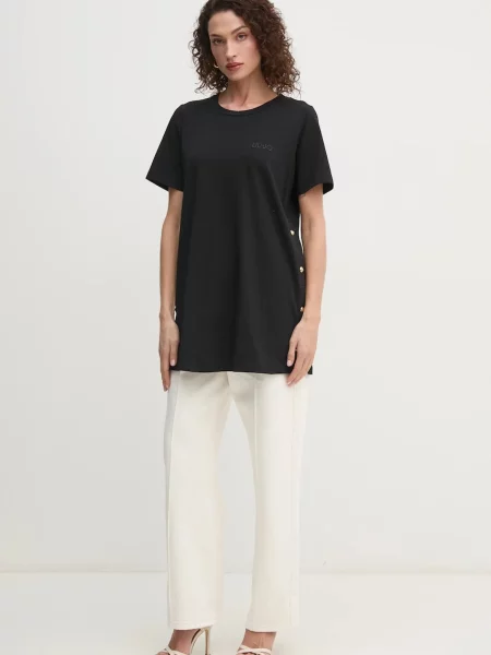 Majica kratkih rukava Liu Jo za žene crna