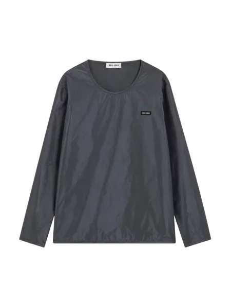 Top Miu Miu czarny