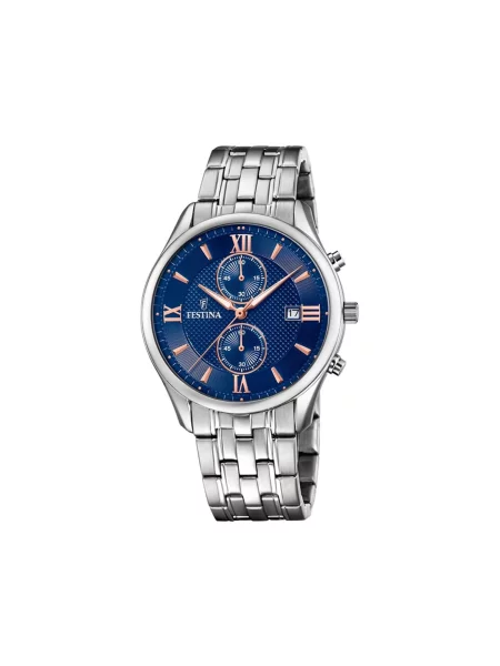FESTINA Analogové hodinky Chronograph TIMELESS CHRONOGRAPH' modrá