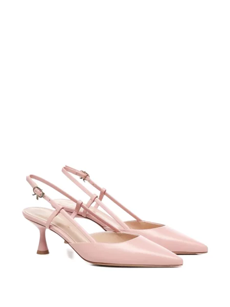 Pantofi cu toc Gianvito Rossi slingback roz