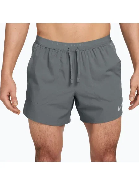 Férfi rövidnadrág Nike Stride Dri-Fit Brief-Lined 5. Méret: L szürke