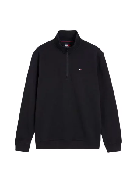 Tommy Jeans bluza z bawełny czarna