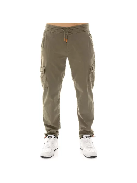 Pantaloni cargo Leone 1947 verde