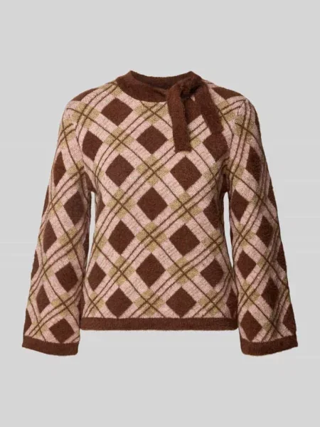 Sweter z dzianiny z rękaw o dł. More & More