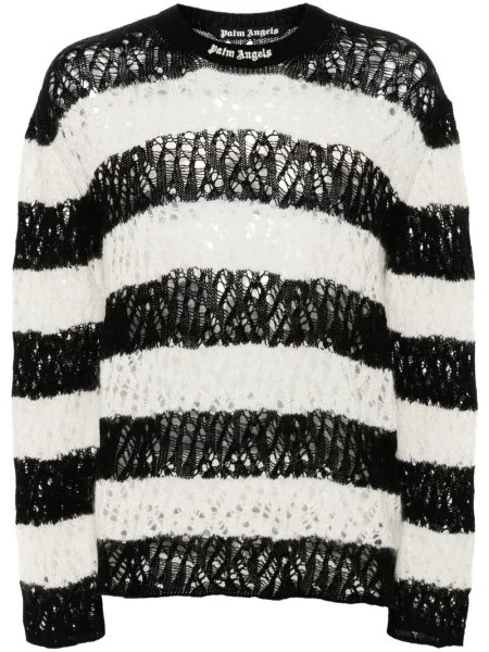 Pulover Palm Angels cu broderie negru