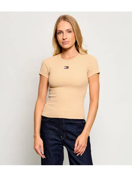 Tommy Jeans Tricou bej