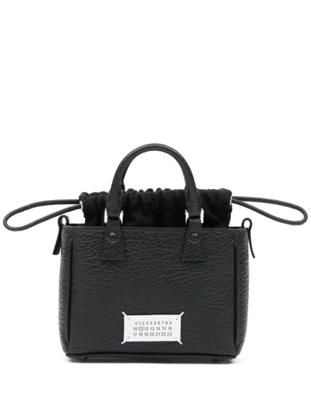 Geanta de piele Maison Margiela din piele negru