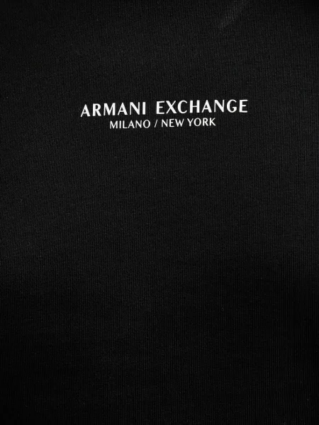 Свитер Armani Exchange с принтом черный