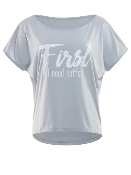 Winshape Tricou funcțional gri alb