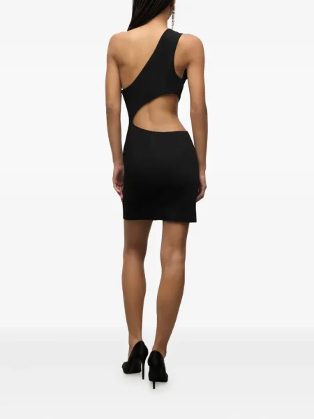 Rochie mini Area cu broderie de costum negru