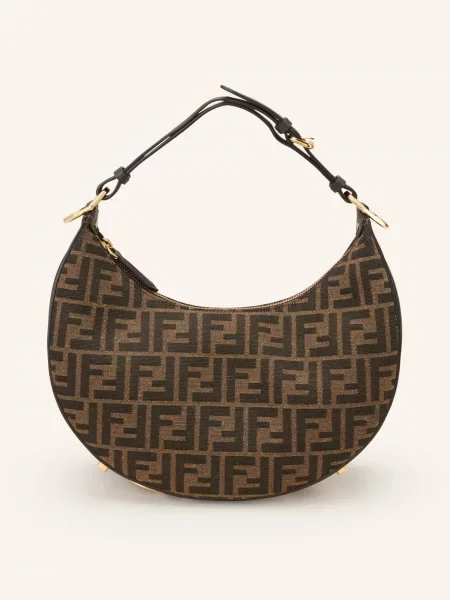 Fendi Torba Na Ramię Fendigraphy Small braun brązowa