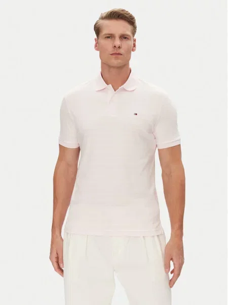 Polo majica Tommy Hilfiger roza