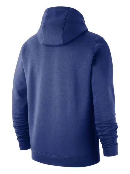 Тениска Nike с принт с градиентным принтом с качулка синьо