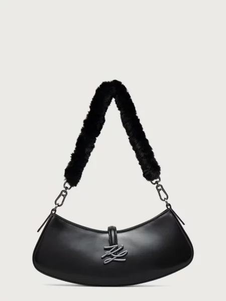 Geanta crossbody Karl Lagerfeld negru