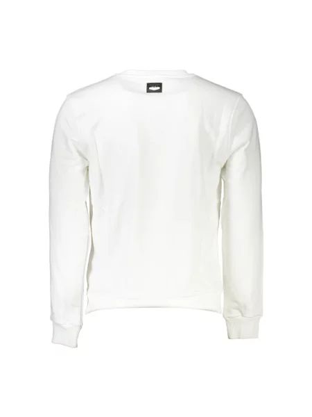 Haftowana bluza Cavalli Class elegancka biała