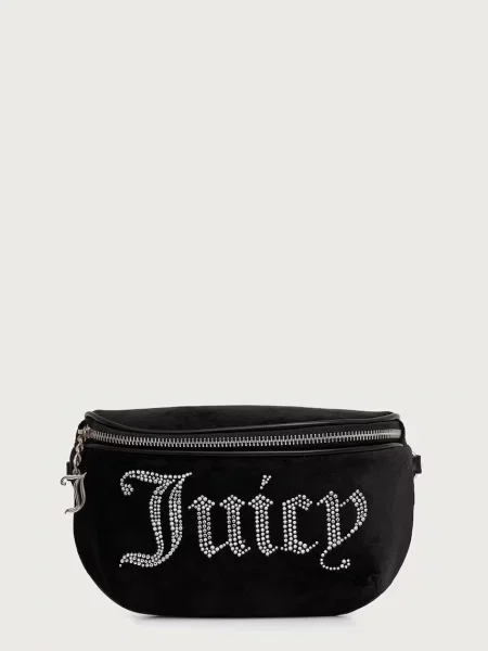 Juicy Couture τσαντάκι ζώνης γυναικείο KIMBERLY μαύρο