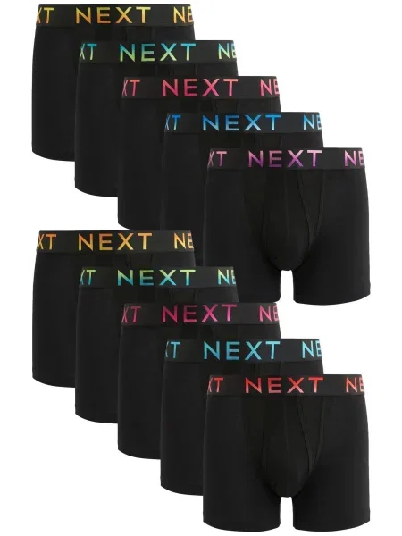 Next Boxeri albastru / verde / roz negru