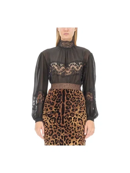 Bluzka Dolce And Gabbana czarna