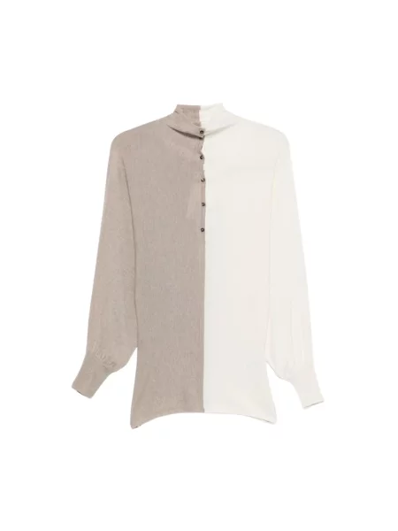 Sweter Jacquemus beżowy