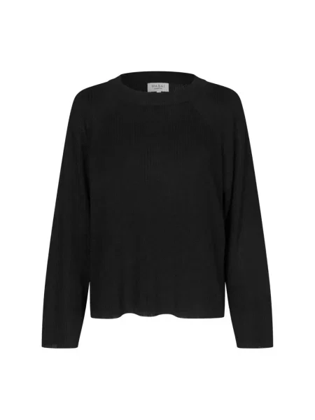 Dzianinowy sweter Masai czarny