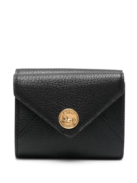 Portofel Chloé din piele negru