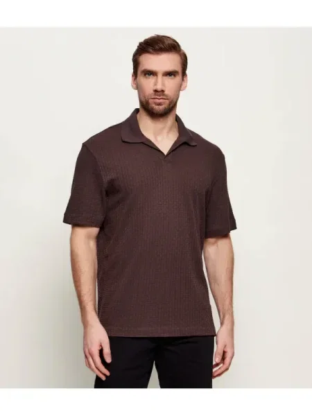BOSS BLACK Polo H-Pye negru