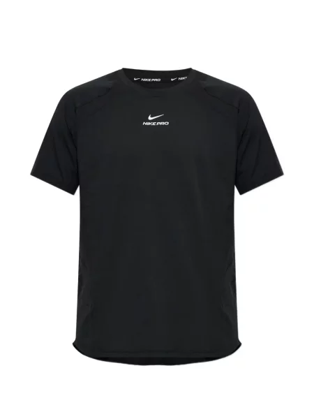 Scurt Sală de gimnastică tricou Nike cu șireturi negru