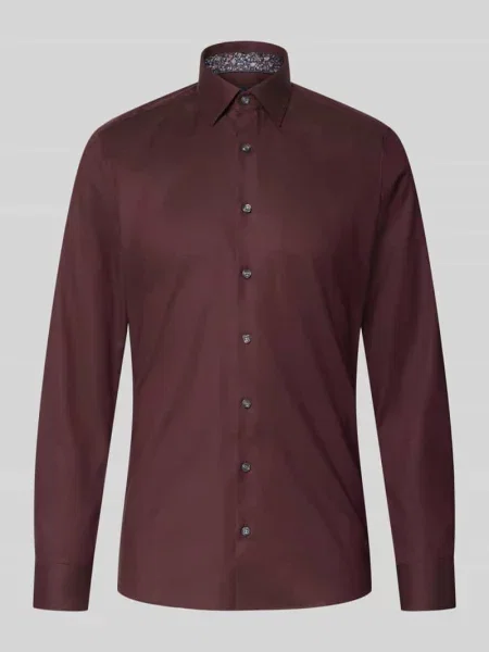 Body Koszula biznesowa o kroju slim fit z mieszanki bawełny Olymp Level 5 czerwona
