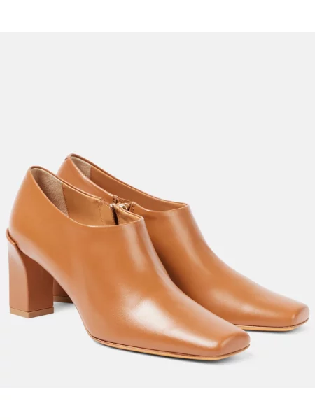 Cizme scurte Tod's din piele maro
