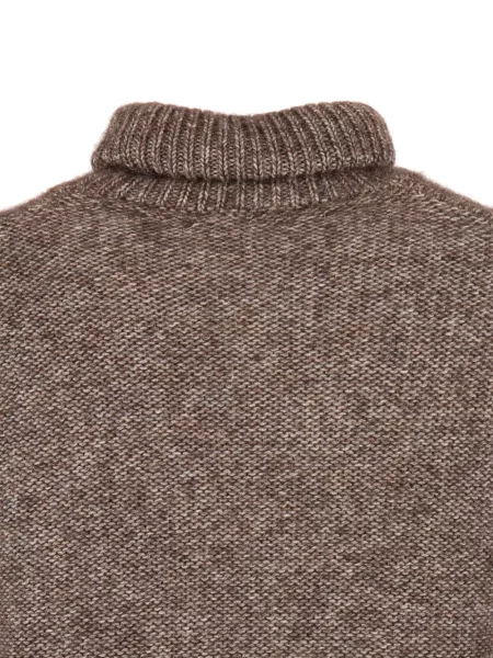 Sweter K-way brązowy