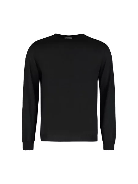 Dzianinowy sweter The (alphabet) czarny