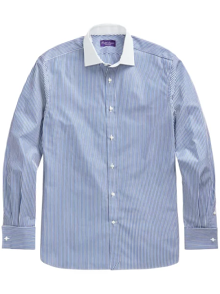 Pruhovaná košile Ralph Lauren Purple Label modrá