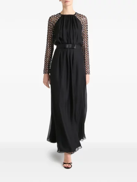 Rochie maxi Temperley London negru