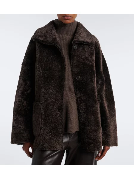 Reversibil geanta de piele Arma maro